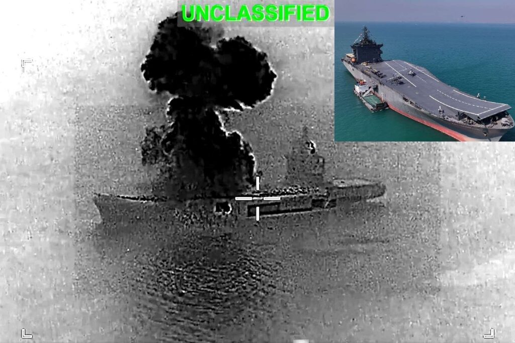 Why Iran's Navy Got Pearl Harbored possible u.s. capabilities behind the strike on irans shahid bagheri drone carrier 730134bd